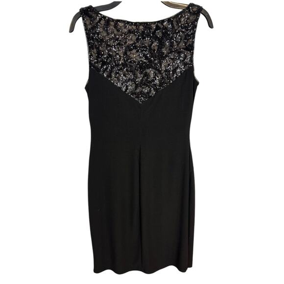 Lauren Ralph Lauren Classic Sheer sequin Lace cocktail Dress Size 8 NWT - Picture 4 of 16